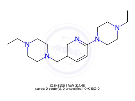 Chemical structure of Abemaciclib Impurity 23