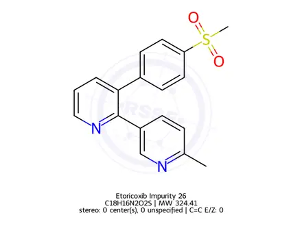 Chemical structure of Etoricoxib Impurity 45