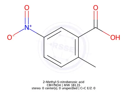 Chemical structure of 2-Methyl-5-nitrobenzoic acid