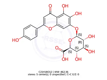 Chemical structure of Scutellarin