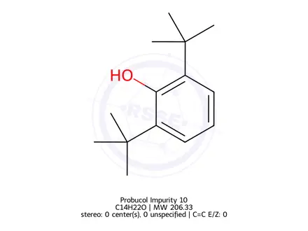 Chemical structure of Probucol Impurity 10