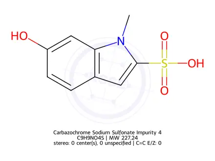 Chemical structure of Carbazochrome Sodium Sulfonate Impurity 2