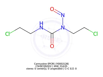 Chemical structure of Carmustine