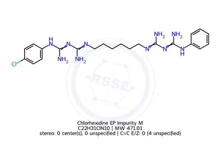 Chemical structure of Chlorhexidine EP Impurity M