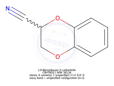 Chemical structure of 1,4-Benzodioxan-2-carbonitrile