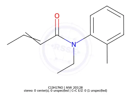 Chemical structure of CrotamitonCrotamiton (cis/trans Mixture)