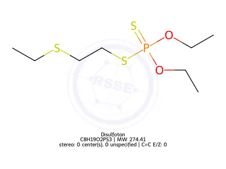 Chemical structure of Disulfoton