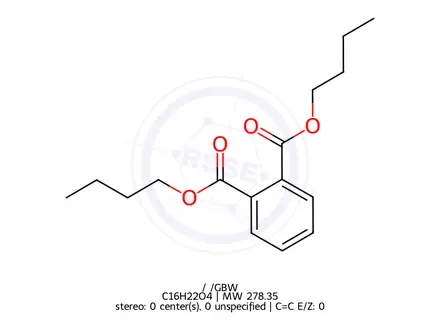 Chemical structure of Di-n-butyl phthalate (DBP)