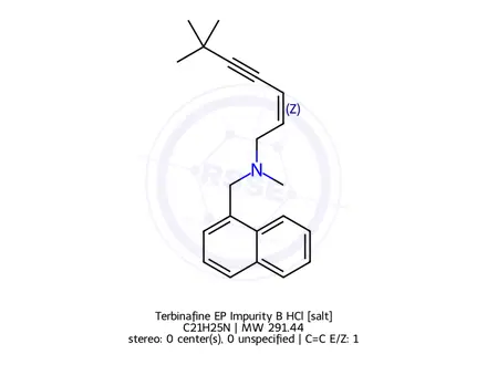 Chemical structure of Terbinafine Impurity 4 (Hydrochloride)