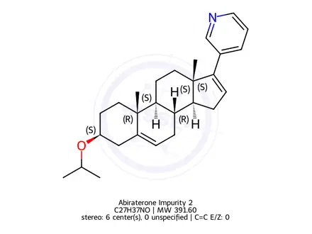 Chemical structure of Abiraterone Impurity 2