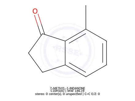 Chemical structure of 7-METHYL-1-INDANONE