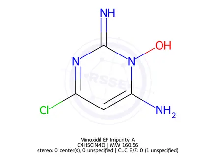 Chemical structure of Minoxidil EP Impurity A