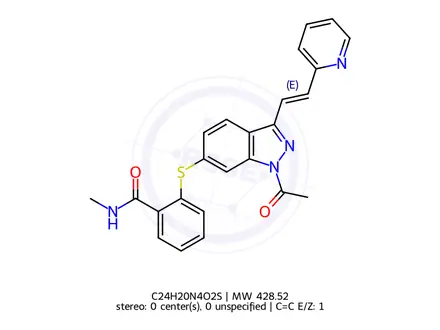 Chemical structure of Axitinib Impurity 7