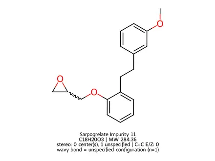 Chemical structure of Sarpogrelate Impurity 11