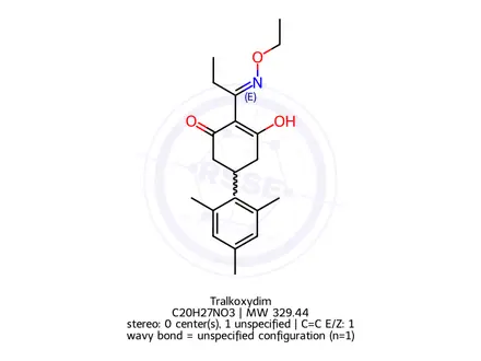 Chemical structure of Tralkoxydim
