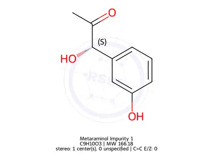 Chemical structure of Metaraminol Impurity 1