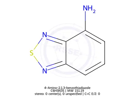 Chemical structure of 4-Amino-2,1,3-benzothiadiazole