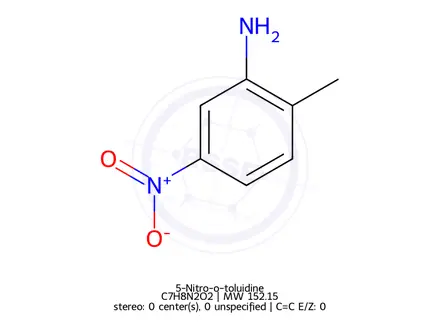Chemical structure of 5-Nitro-o-toluidine