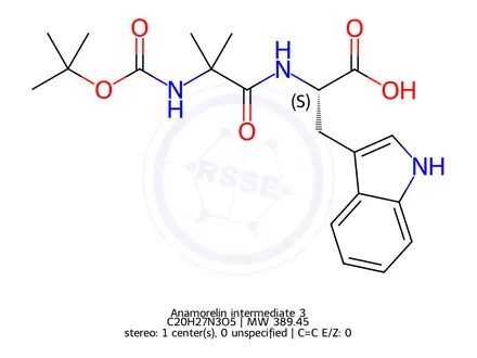 Chemical structure of Anamorelin intermediate 3