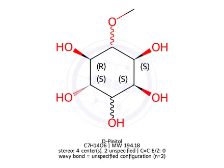 Chemical structure of D-Pinitol