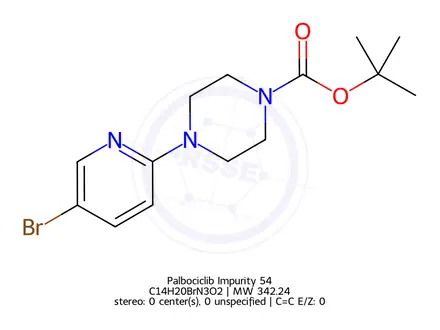 Chemical structure of Palbociclib Impurity 54