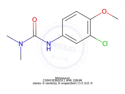 Chemical structure of Metoxuron