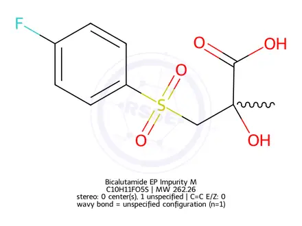 Chemical structure of Bicalutamide EP Impurity M