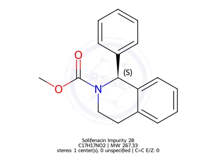 Chemical structure of Solifenacin Impurity 28