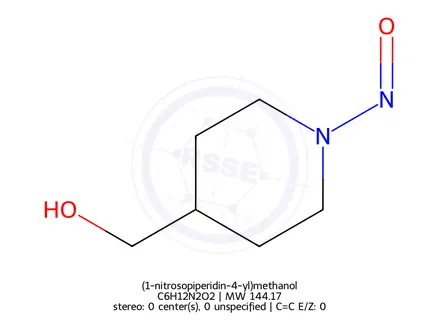 Chemical structure of (1-nitrosopiperidin-4-yl)methanol