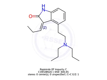 Chemical structure of Ropinirole EP Impurity C