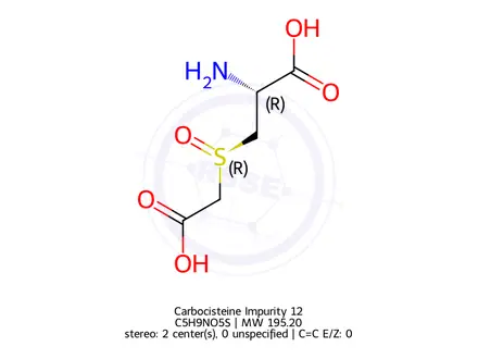 Chemical structure of Carbocisteine Impurity 12