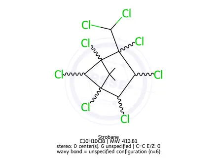 Chemical structure of Strobane