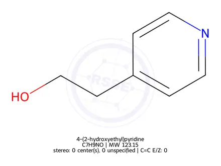 Chemical structure of 4-(2-hydroxyethyl)pyridine