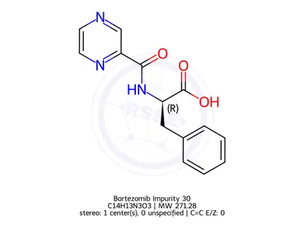 Chemical structure of Bortezomib Impurity 30