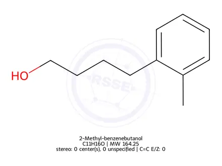 Chemical structure of 2-Methyl-benzenebutanol