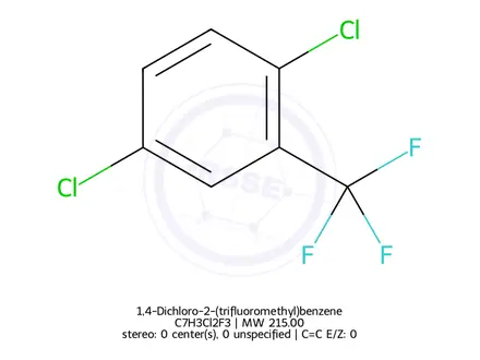Chemical structure of 1,4-Dichloro-2-(trifluoromethyl)benzene