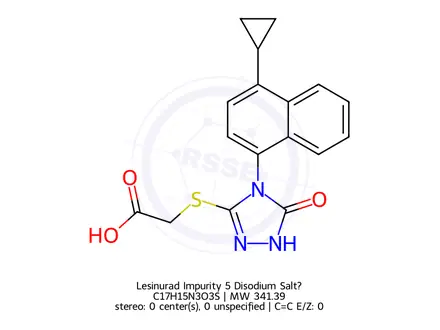 Chemical structure of Lesinurad Impurity 10