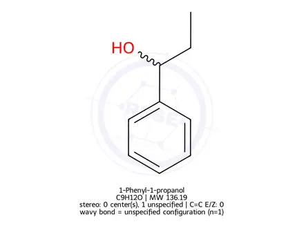 Chemical structure of 1-Phenyl-1-propanol