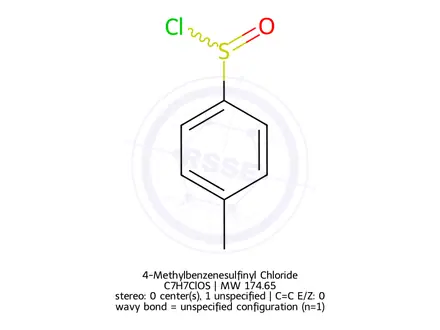 Chemical structure of 4-Methylbenzenesulfinyl Chloride