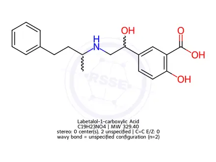 Chemical structure of Labetalol EP Impurity A