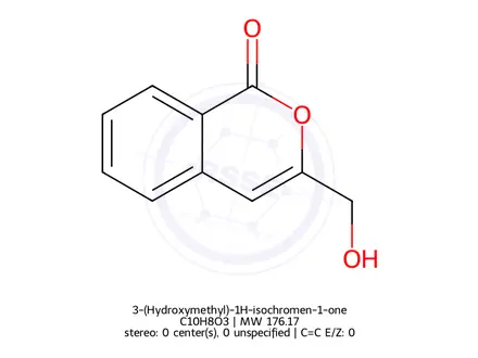 Chemical structure of 3-(Hydroxymethyl)-1H-isochromen-1-one