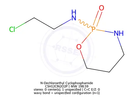 Chemical structure of N-Dechloroethyl Cyclophosphamide