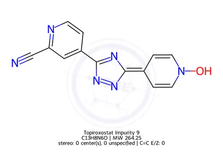 Chemical structure of Topiroxostat Impurity 9