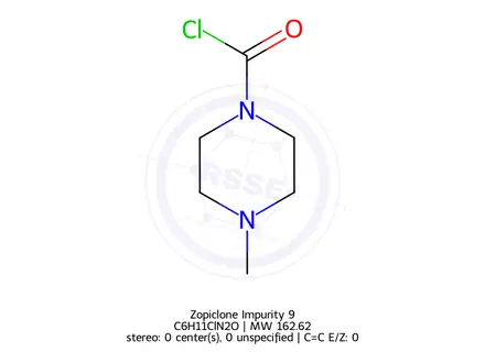 Chemical structure of 1-Chloroformyl-4-methylpiperazine hydrochloride
