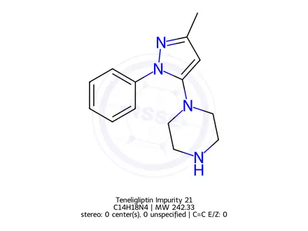 Chemical structure of Teneligliptin Impurity 21