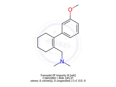 Chemical structure of Tramadol EP Impurity B