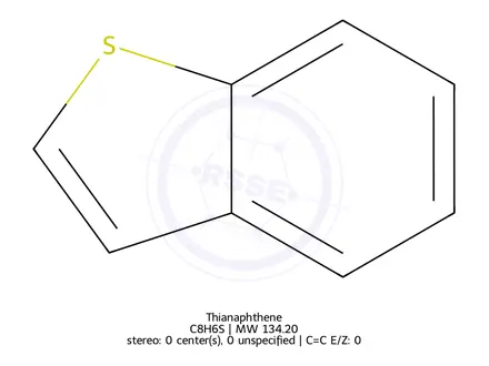 Chemical structure of Thianaphthene