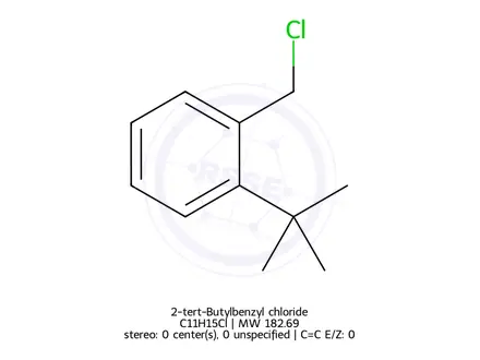 Chemical structure of 1-tert-butyl-2-(chloromethyl)benzene