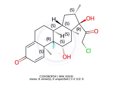 Chemical structure of Betamethasone EP Impurity B