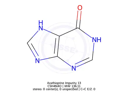 Chemical structure of Azathioprine Impurity 13